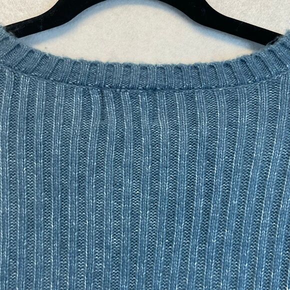 ST. JOHN’S BAY Women’s Pullover Sweater XL Denim Blue V Neck Long Sleeve NWT - Picture 14 of 15